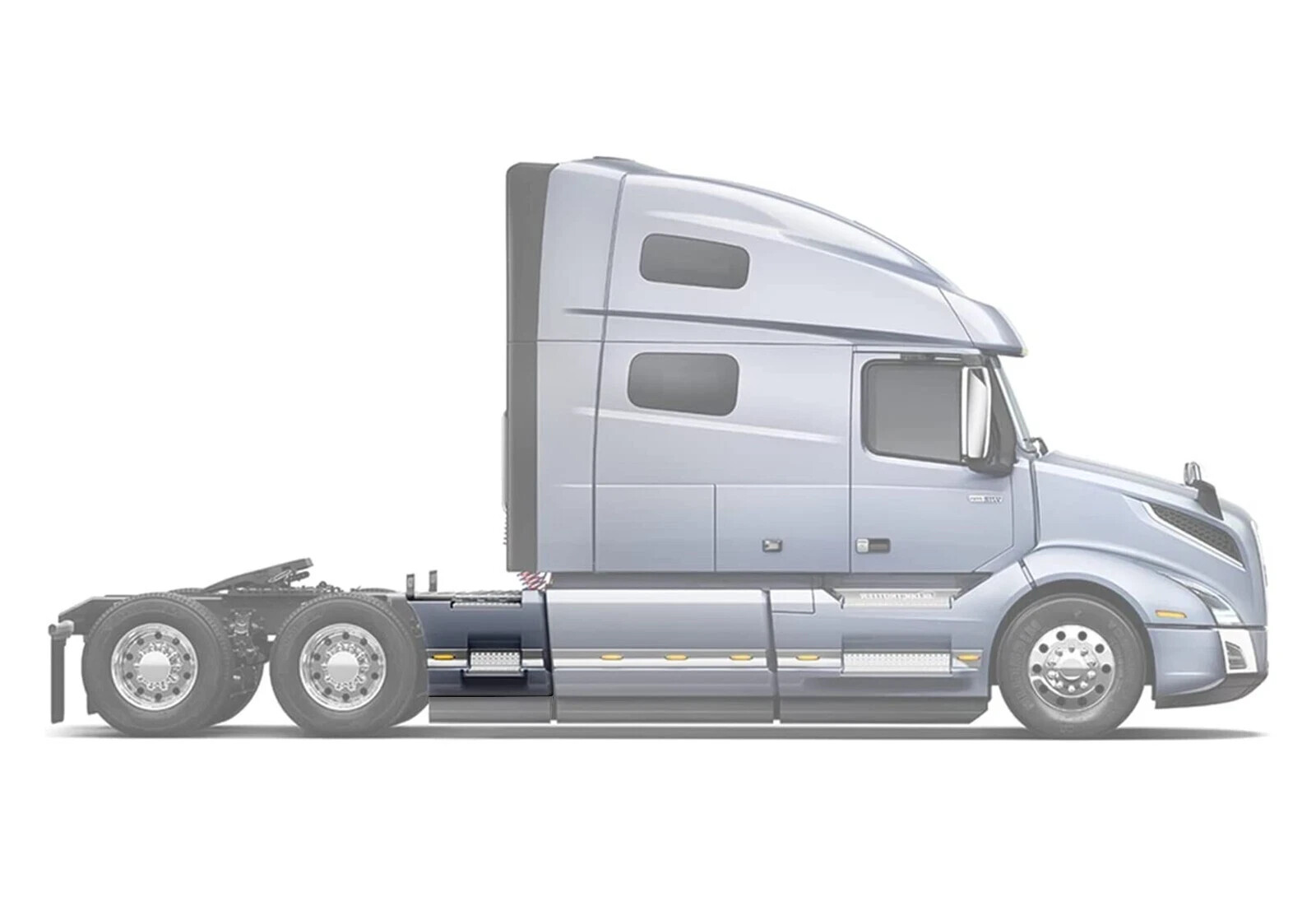 Rear Step Side Fairing Panel Right 31" (75 cm) Compatible with Volvo VNL 2018+