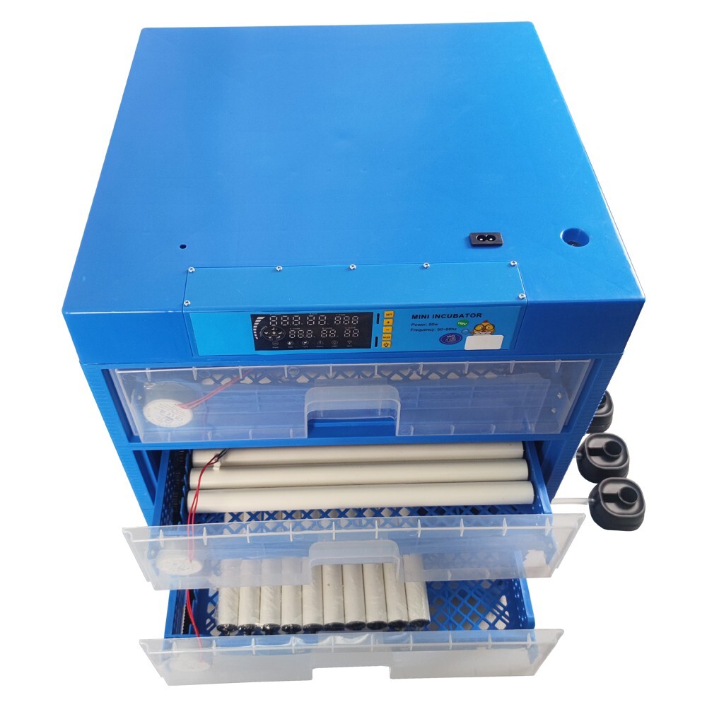 110V Single Power Supply Drawer Type Automatic Incubator 256 Eggs Hatcher 80W
