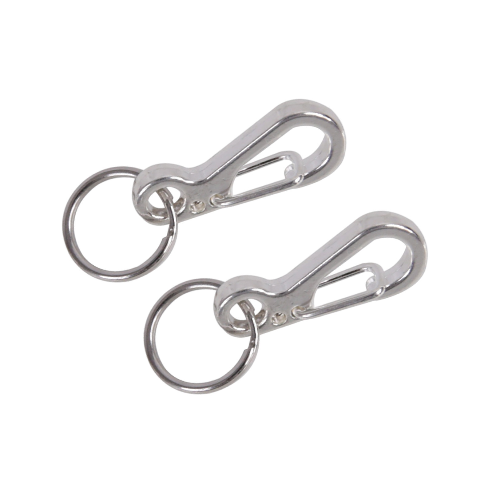 Silver Small Quick Release Snap Hook Key Rings