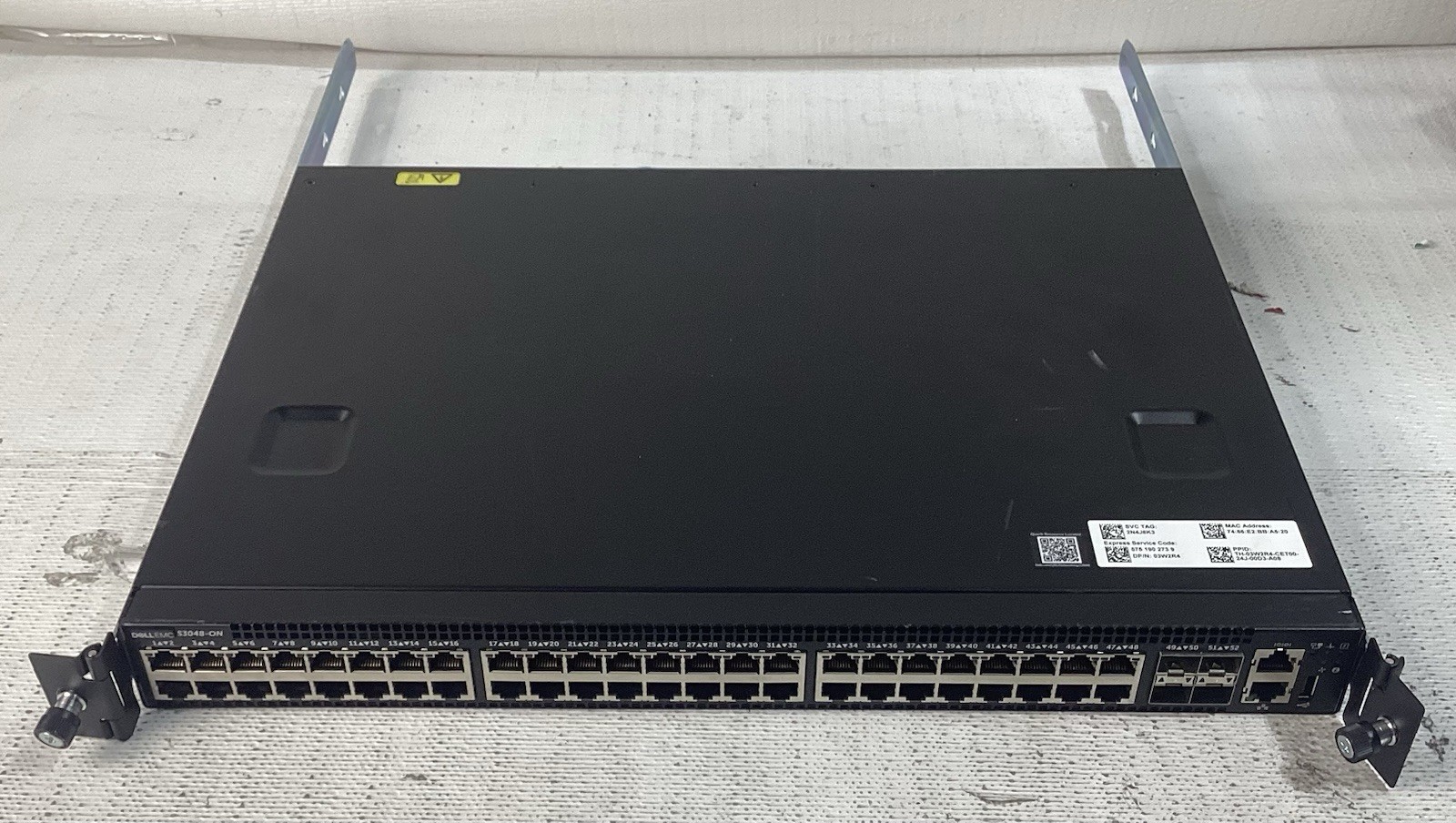 Dell S3048-ON 48-Port Switch w/ Rack Ears Cumulus OS