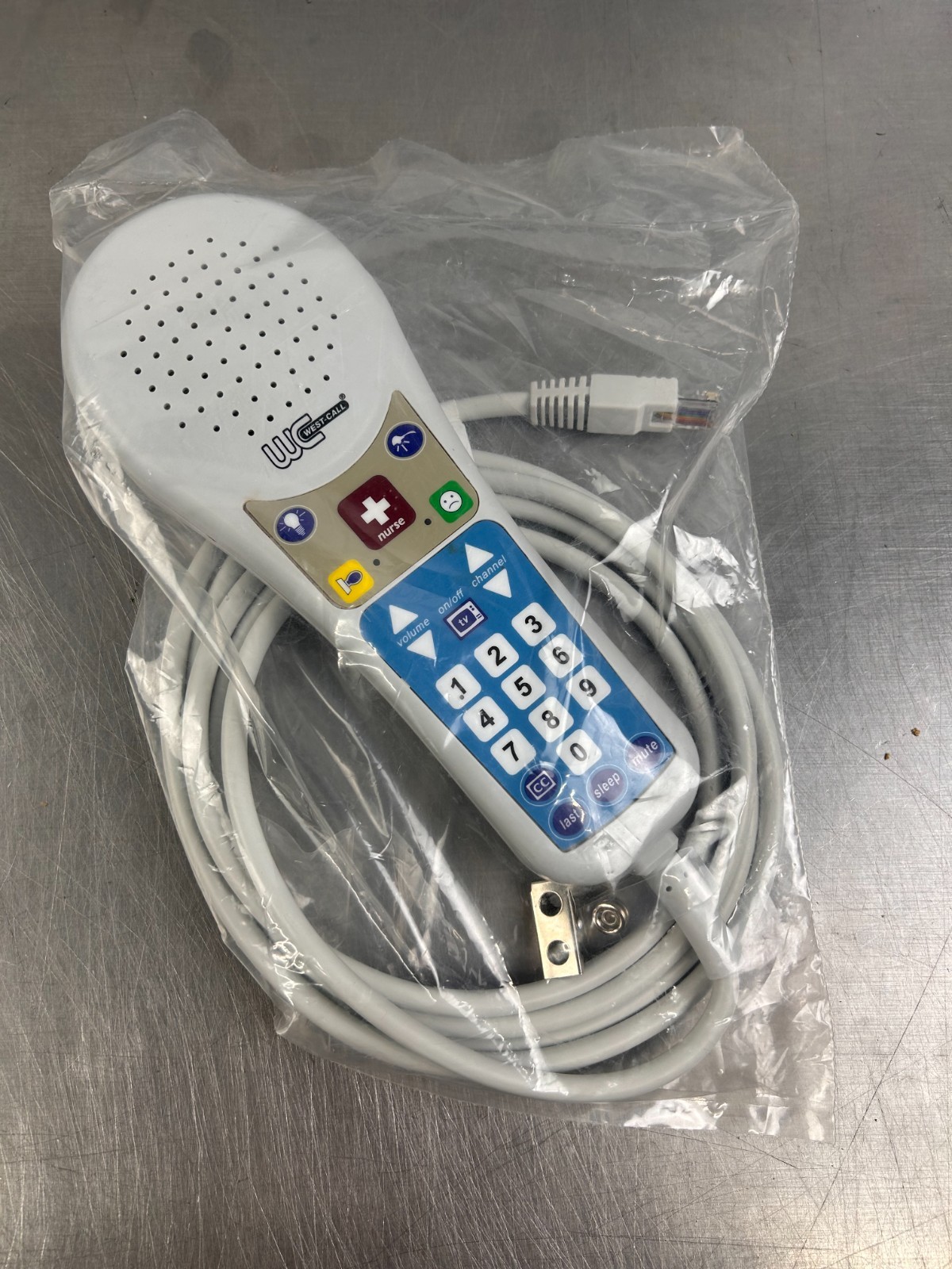 WestCall Nurse Call Handset Controller with Cable New Sealed