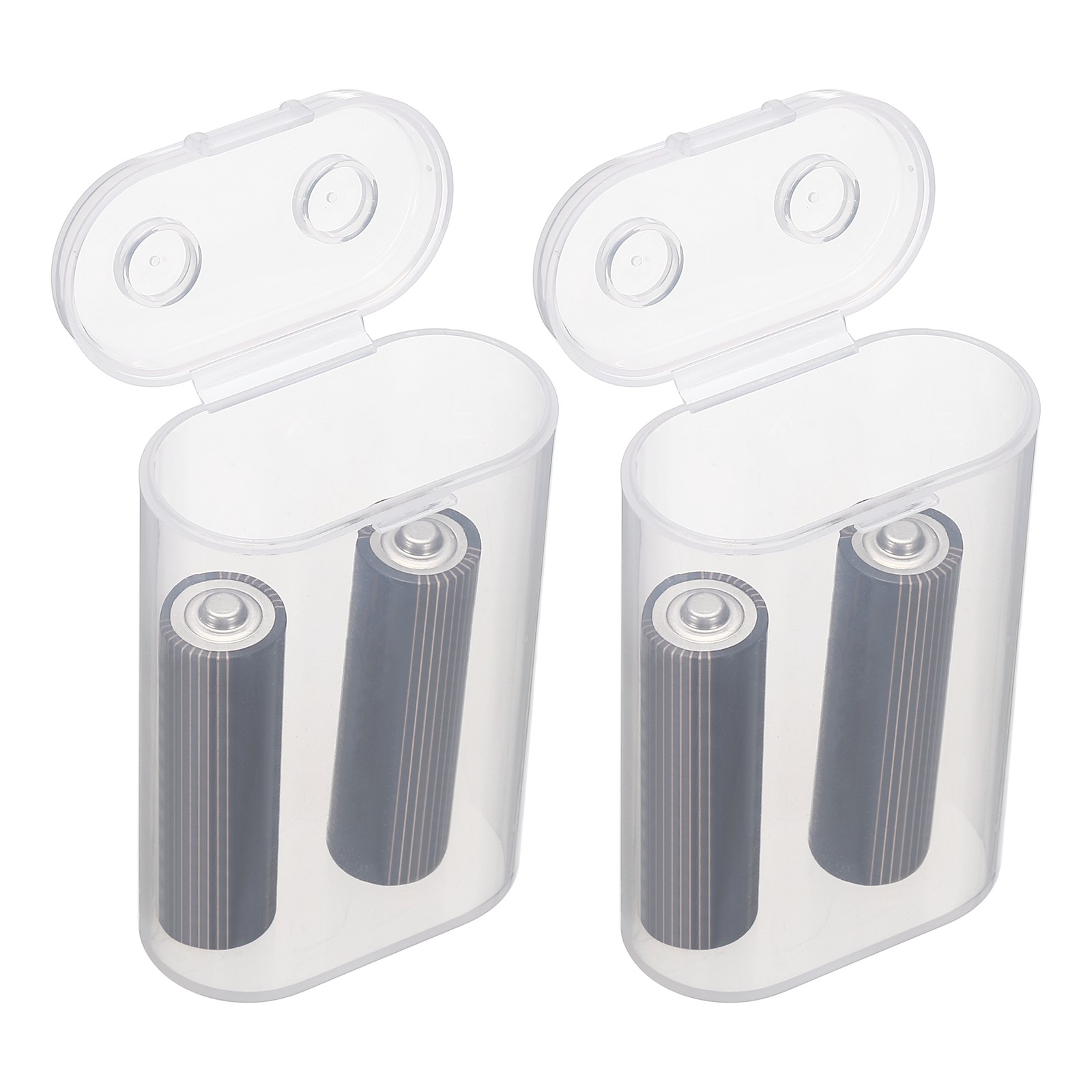 Battery Organizer Storage Box, 2 x 21700 Battery Storage Case Holder (Pack of 2)