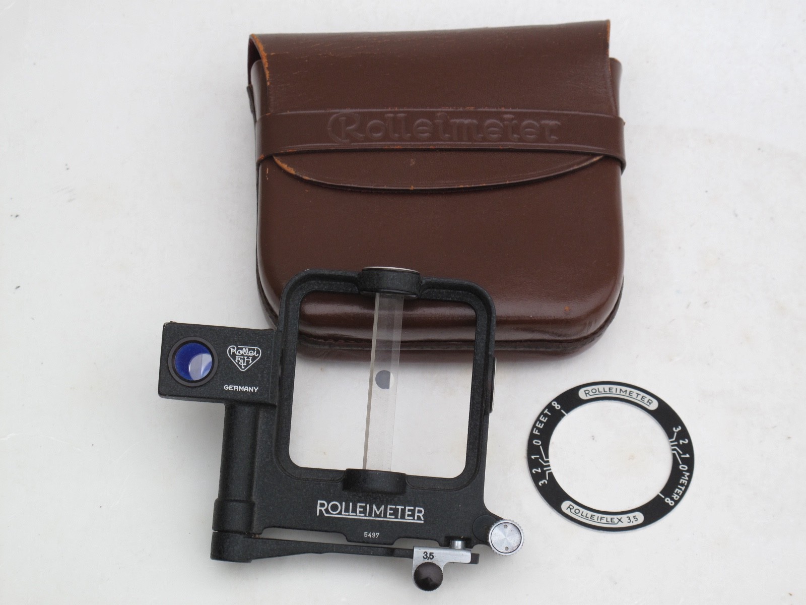 Rolleiflex Rolleimeter marked 3,5 with leather case, NICE,  US SELLER "LQQK"