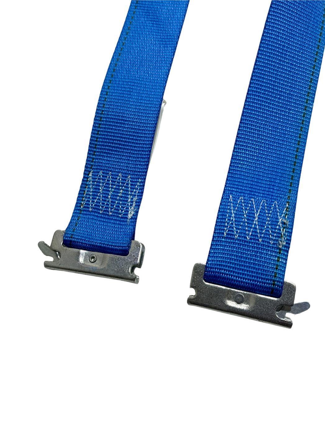 2"x20' Blue E-Track Cam Buckle Strap (10 Pack)