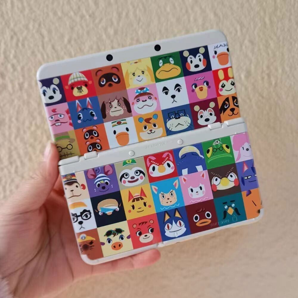 Custom Edition Nintendo new 3ds Cover Kisekae Top&Bottom Replacement Shell Rare!