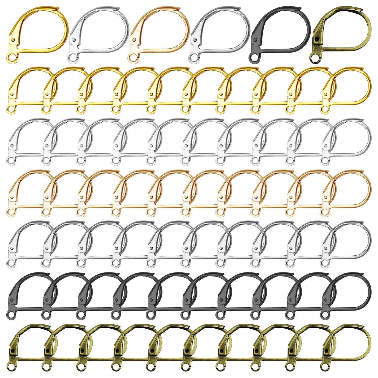 180pcs Hypoallergenic French Earring Hooks Lever Back Earrings French Hook Ea...