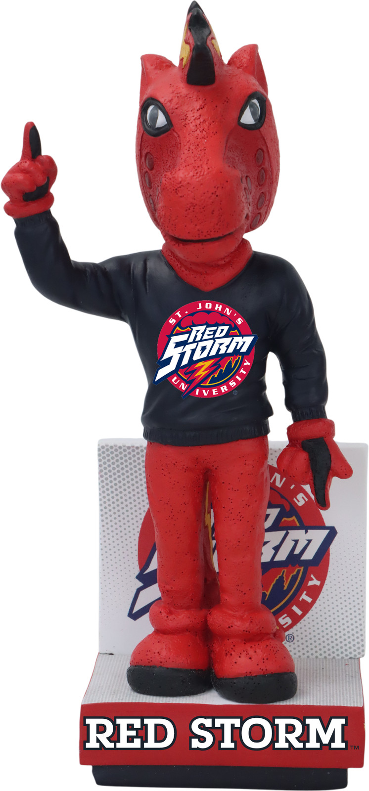 Thunder St. John's Red Storm Retro Mascot Bobblehead NCAA College
