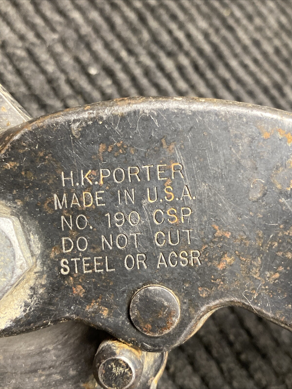 Used HK PORTER Cable Cutter #190CSP 30"