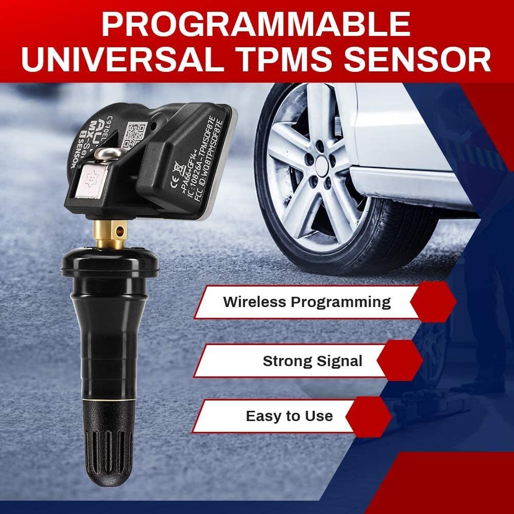 Autel TPMS MX-Sensor 315MHz&433MHz Programmable Universal Tire Pressure Rubber