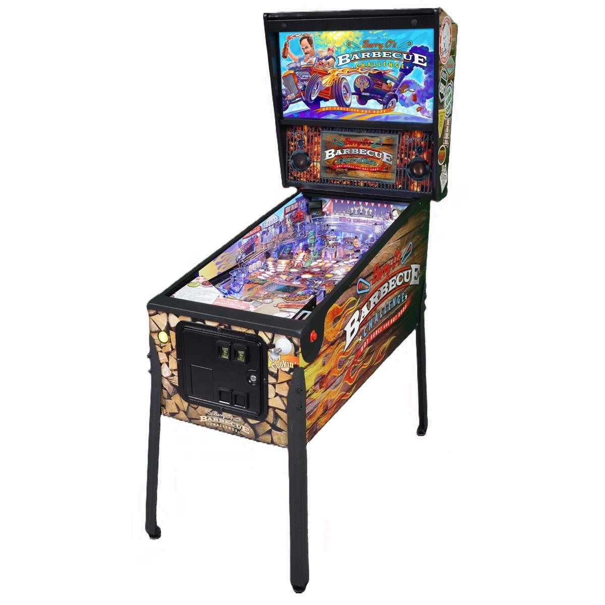 American Pinball Barry O's BBQ Pinball Machine - Classic Edition