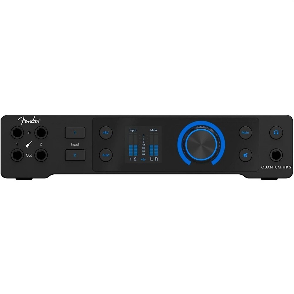 FENDER QUANTUM HD 2 Desktop 20x24 USB-C Audio Interface & Studio Software Pro F