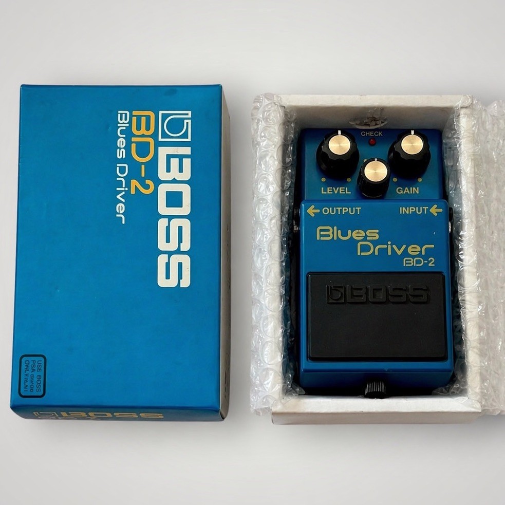 BOSS BD-2 Blues Driver Guitar Effects Pedal w/ Box Tested Working Japan