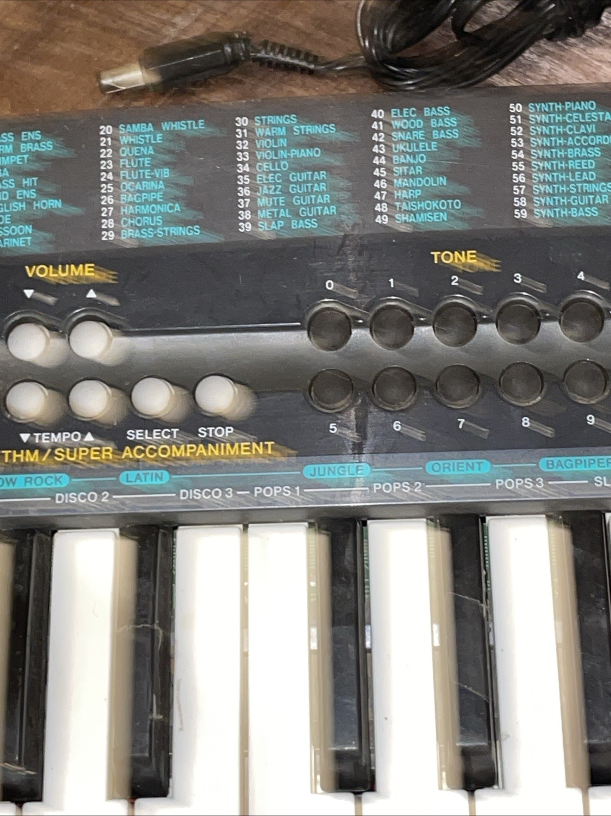 Casio SA-39 Electronic Keyboard With Super Accompaniment - Tested Working