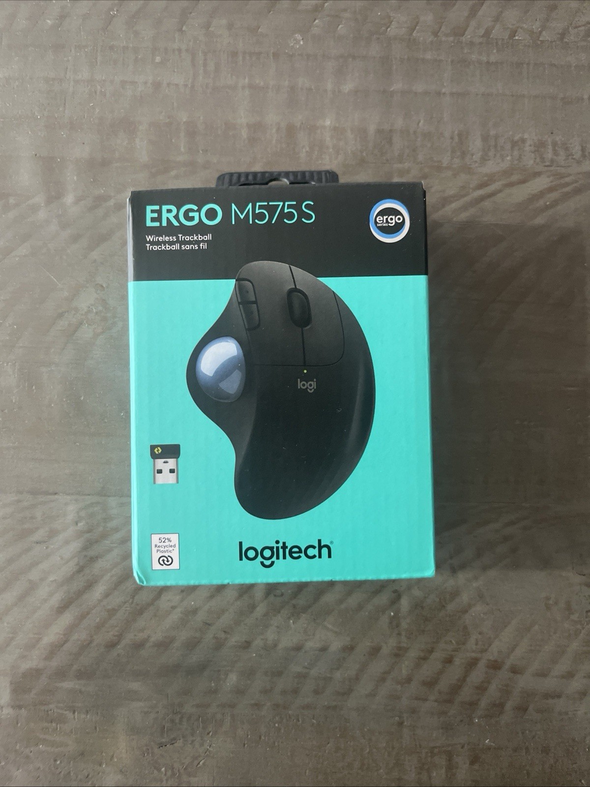 New Logitech Ergo M575S Wireless Trackball Mouse, Wireless Ergonomic Mouse