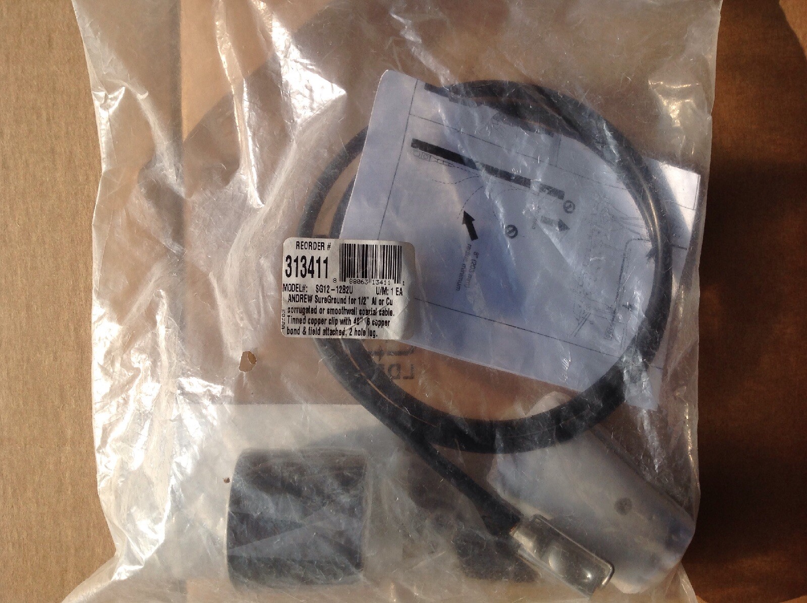 Andrews Grounding Kit Sg12-12b2u