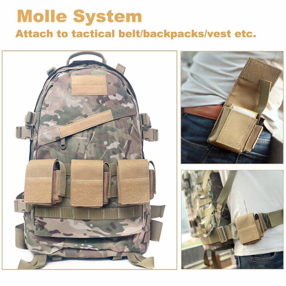 Molle Tactical Storage Cigarette Pouch Mini Wallet EDC Tool Gadget Waist Pack