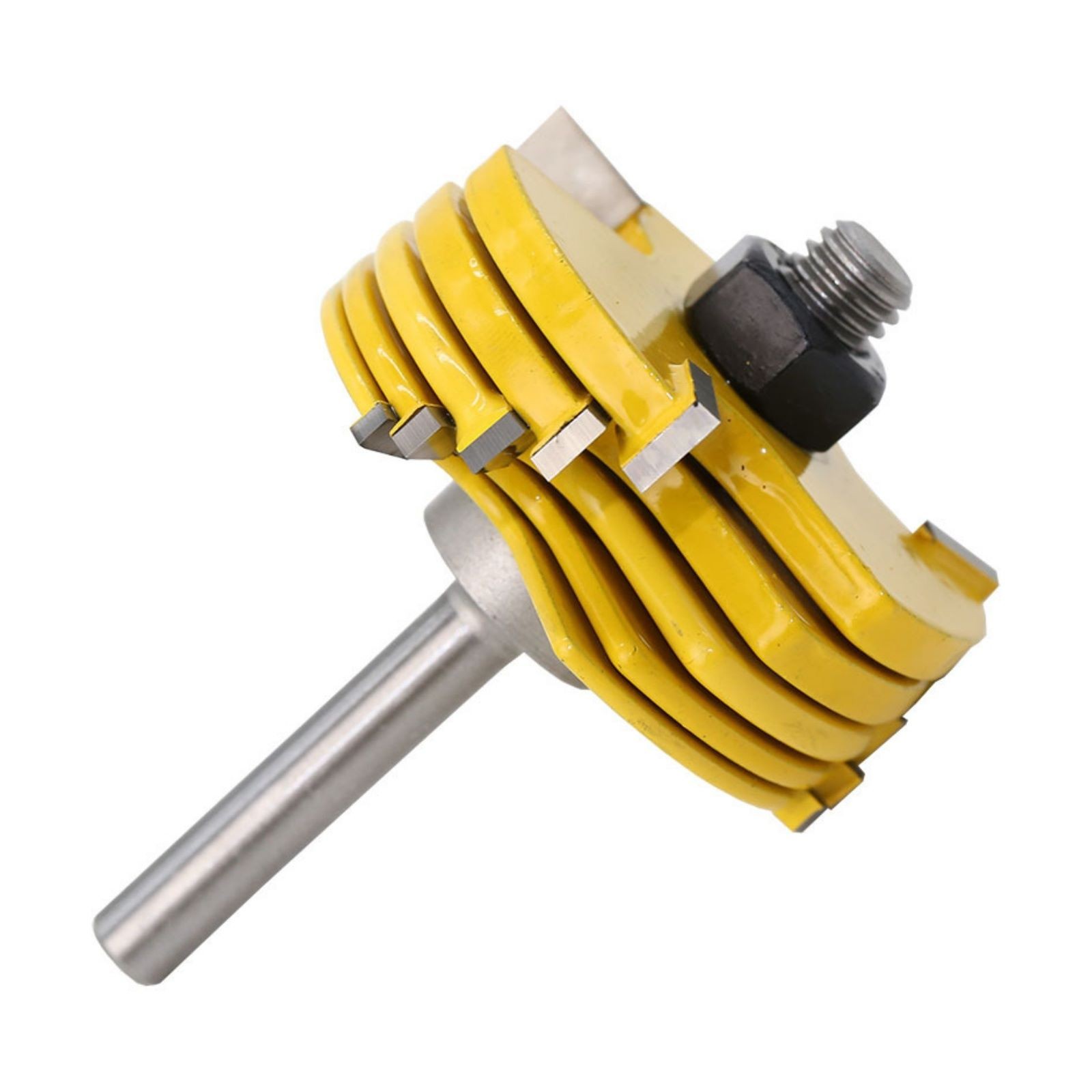 2* Tongue & Groove Router Bit 1/4" 1/2" Shank 3 Teeth Adjustable T Shape Bits