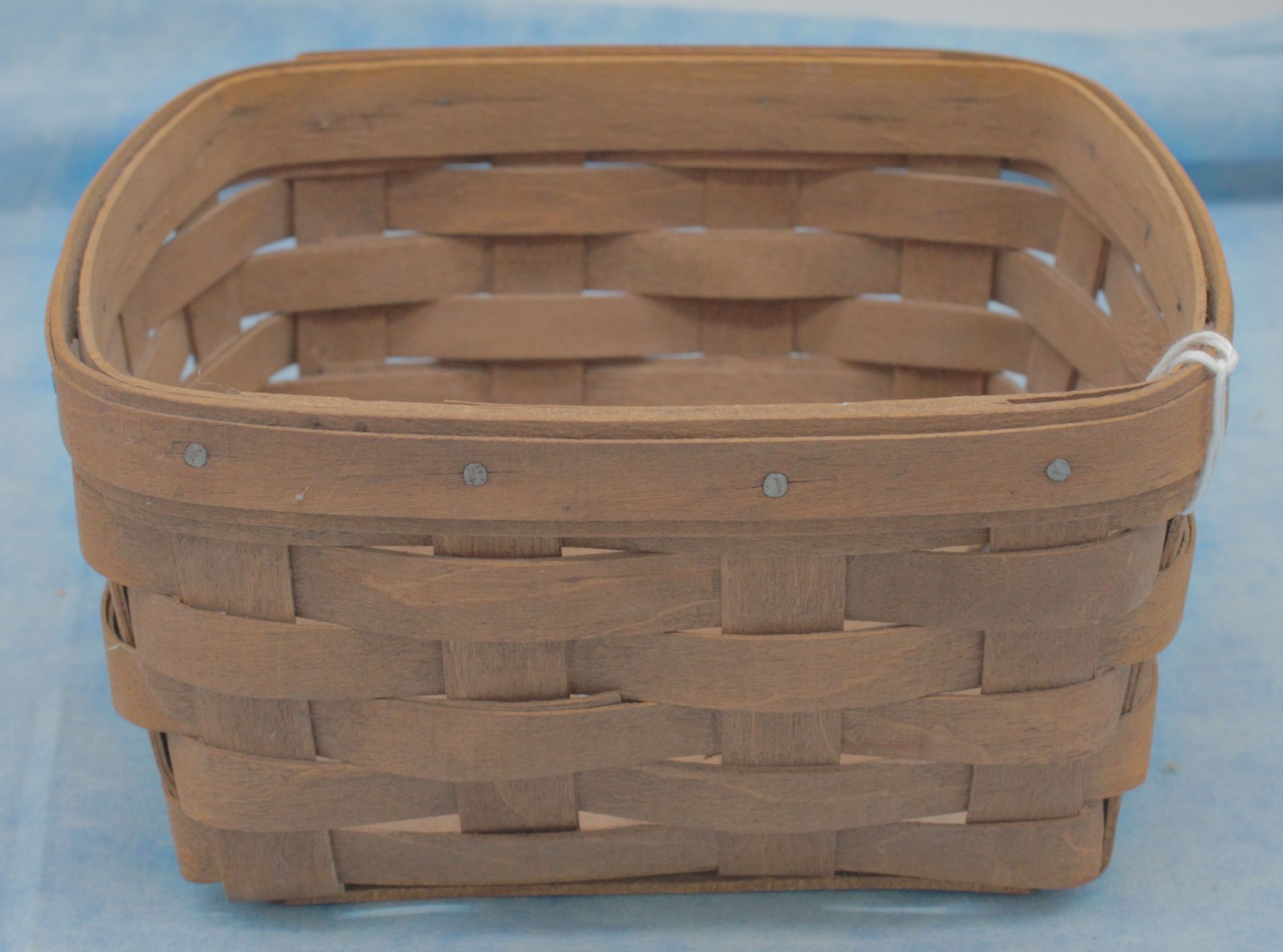 Longaberger 1996 Handwoven Square Basket – 7.5"