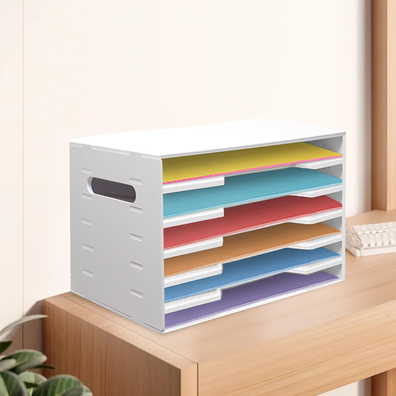 12x18 Construction Paper Organizer,6 Tier Construction Paper Organizer,File