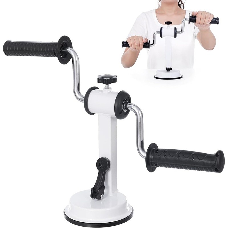 Adjustable Arm Exercise Bike Portable Rehab Equipment Elderly Physical Therapy