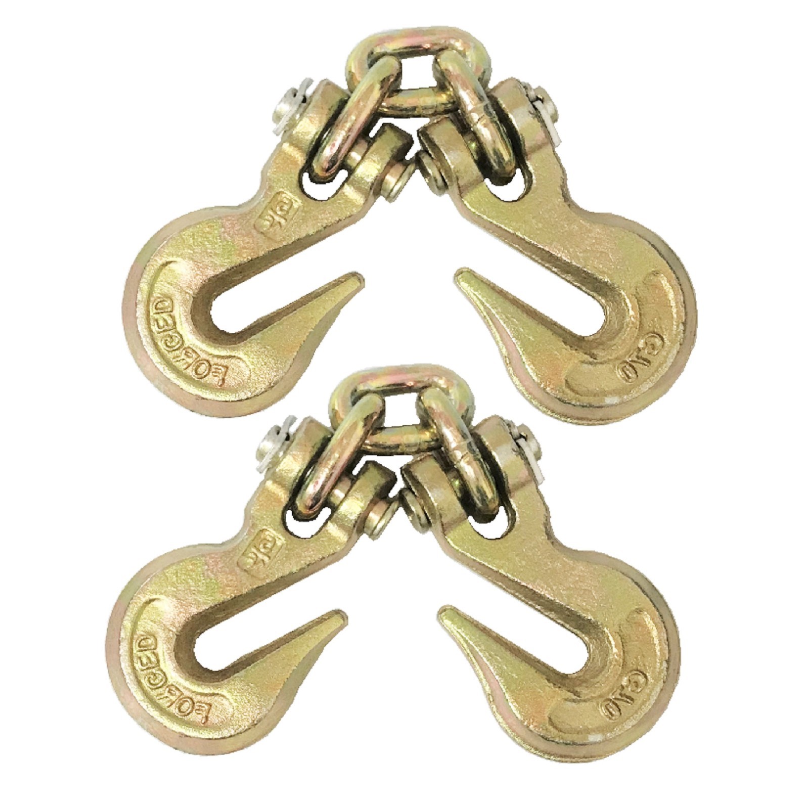 2 Pack 5/16" Double grab HOOK assembly Auto Body Frame Repair