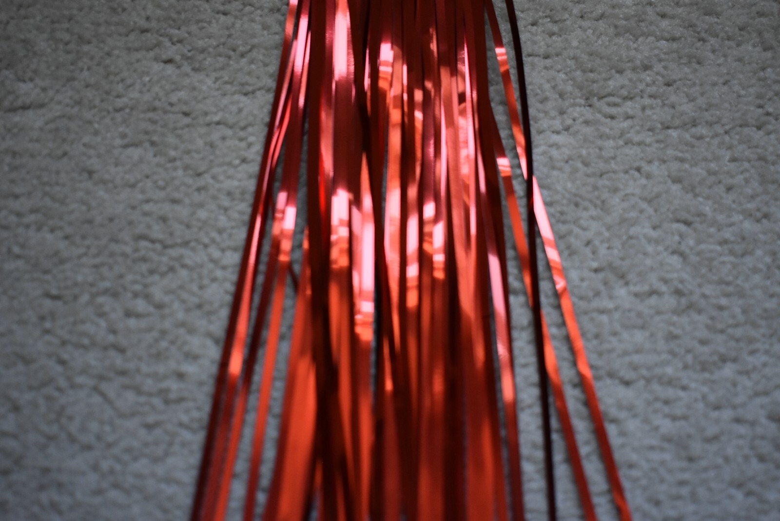 1/8" Wide SOLID RED Fly Flash Strands FLASHABOU Tinsel Fly Tying, 12" Long