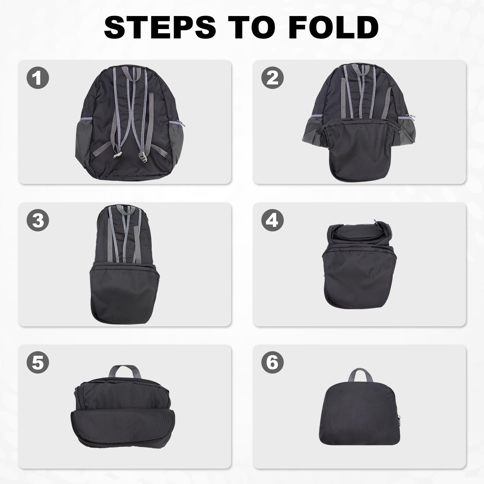 20L Lightweight Packable Hiking Daypack Foldable Backpack for Men Small Trave...
