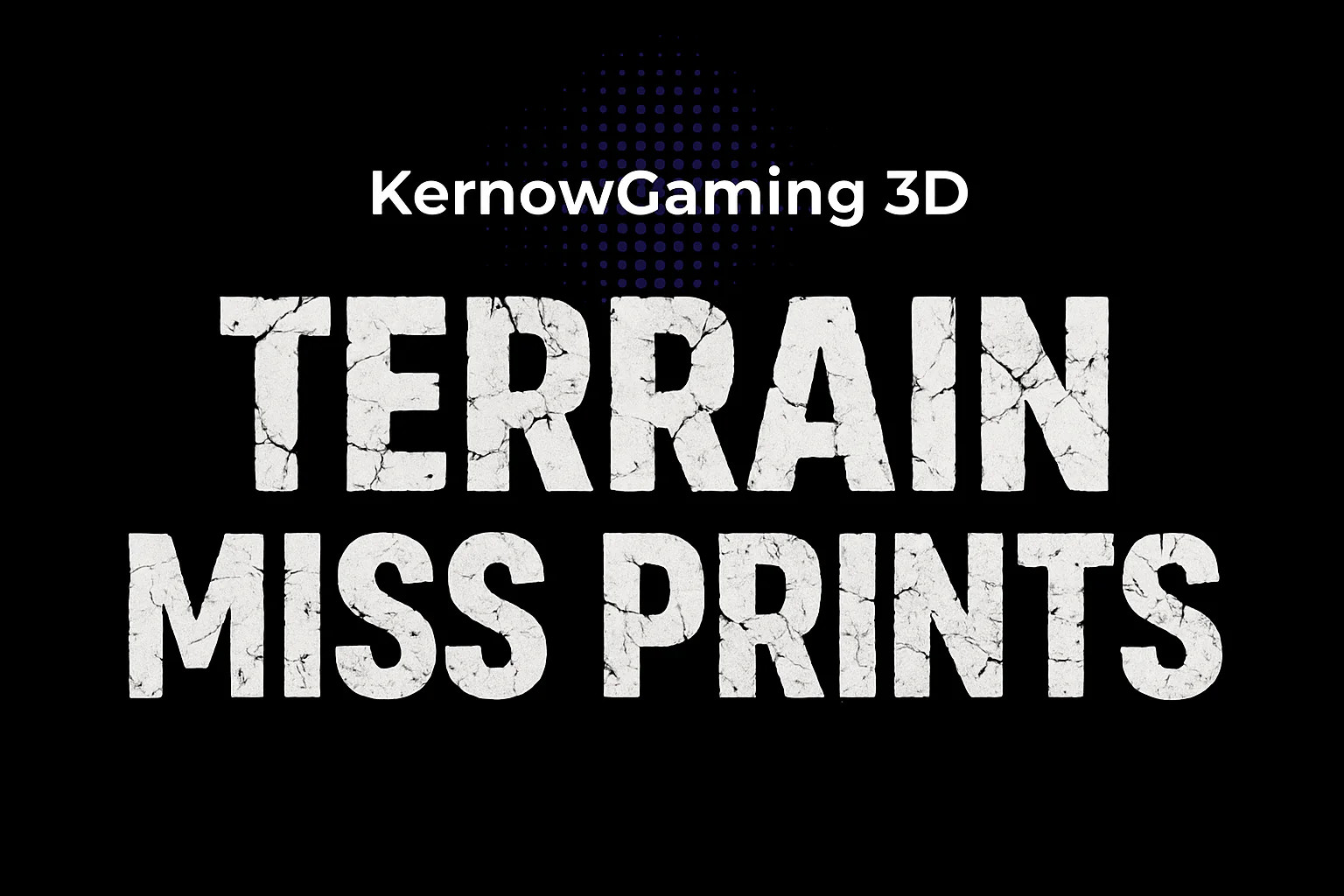 Miss Printed SIFI And Fantasy Terrain For Table top War Games Warhammer, AOS, D&