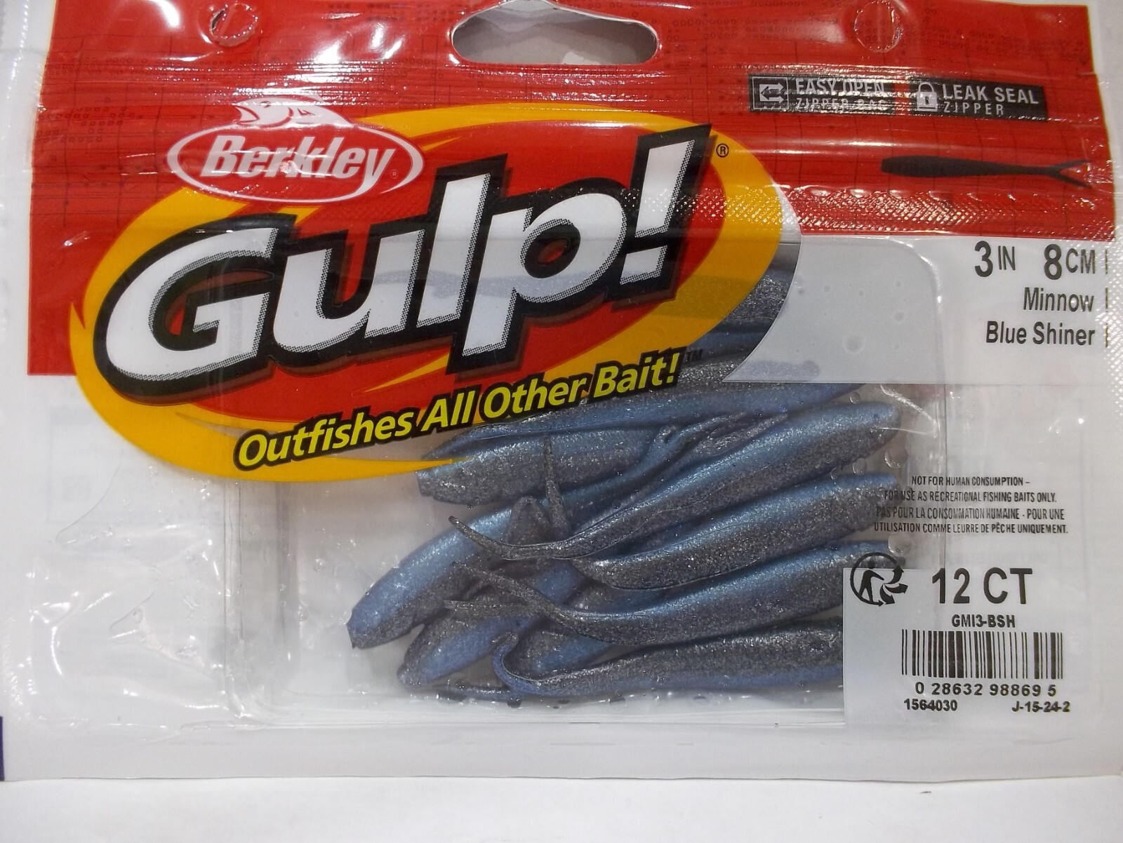 Berkley Gulp 3" Minnow 12 count packages choose your colors!
