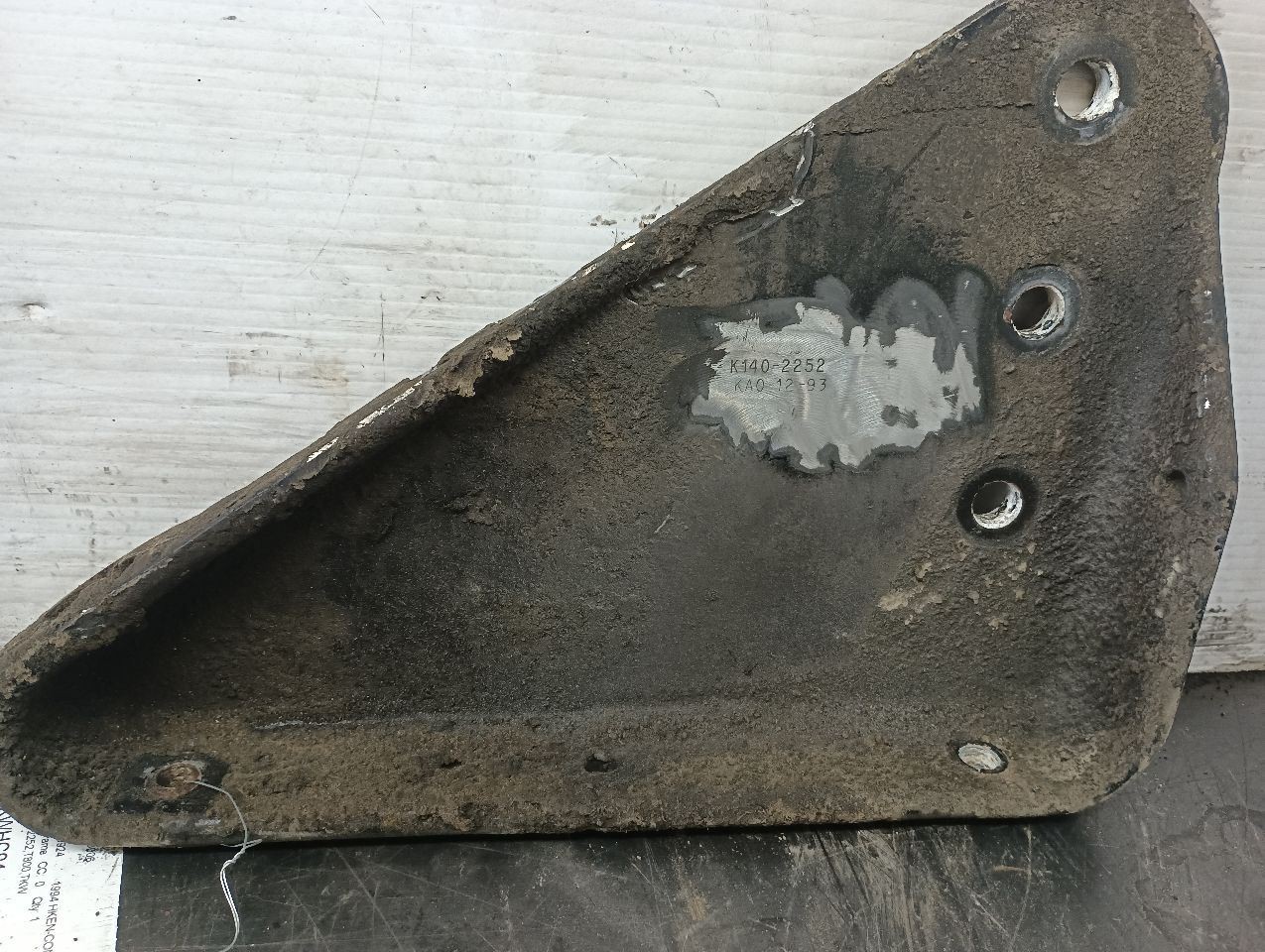 K140-2252 Kenworth Crossmember Gusset (11823906