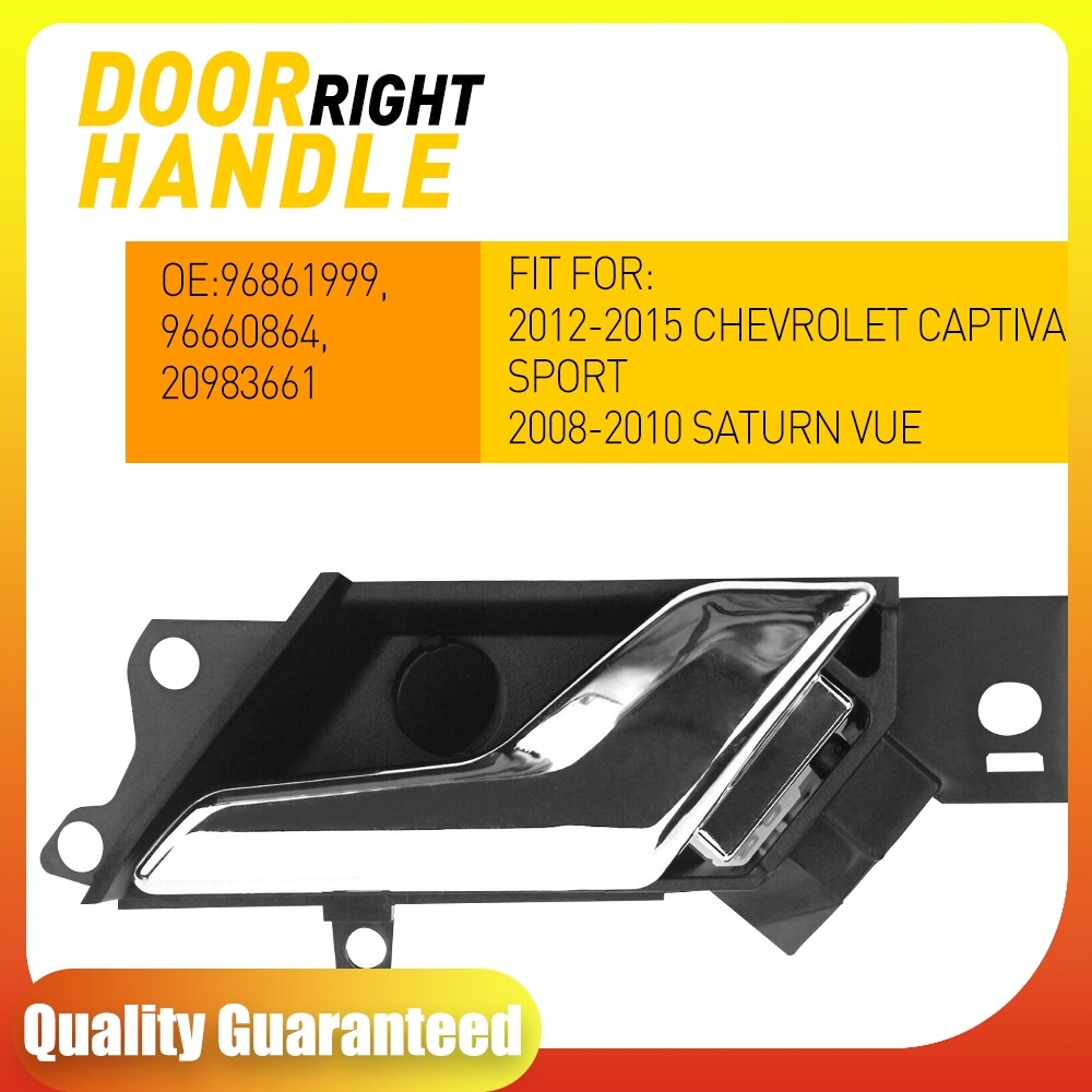 Fits For 2008 2009 2010 Saturn Vue Interior Inner Door Handle Chrome Right Side