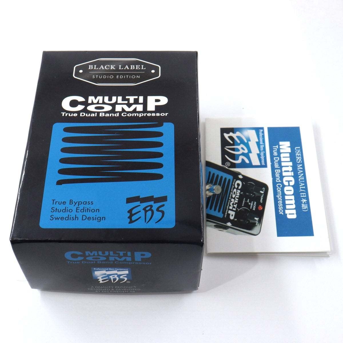 EBS Multi Comp Studio Edition Analog Compressor Tube Simulated Used