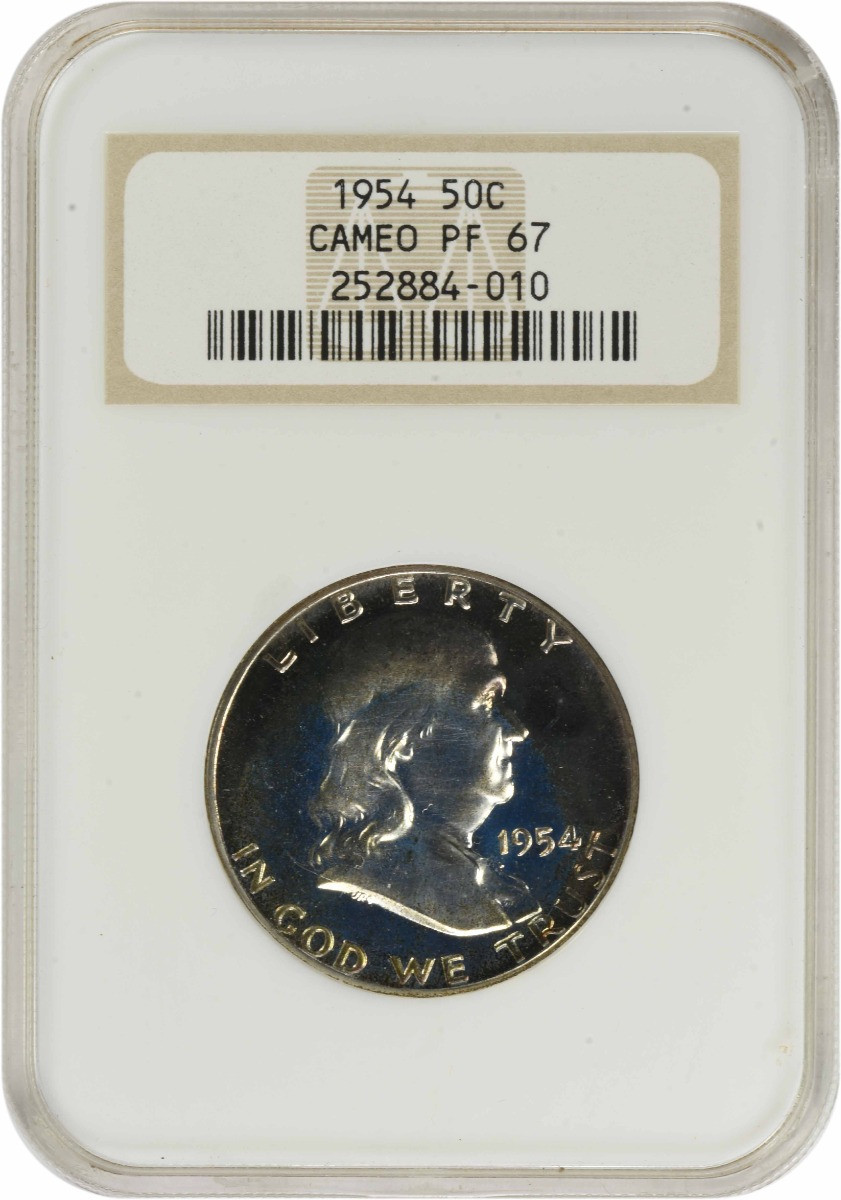 1954 Franklin Silver Half Dollar PR67CAM NGC
