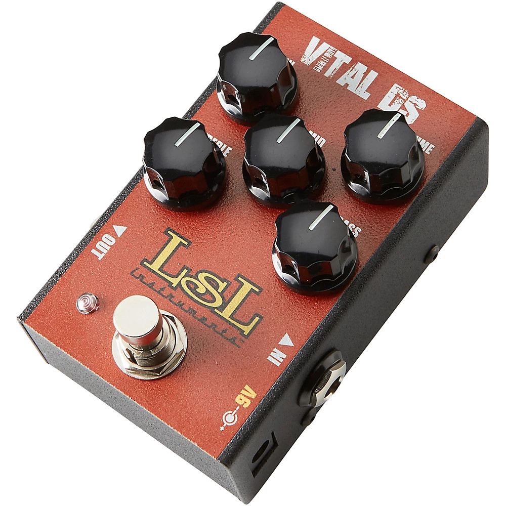 LsL Instruments VITAL DS Versatile Modern Distortion Effects Pedal Red LN