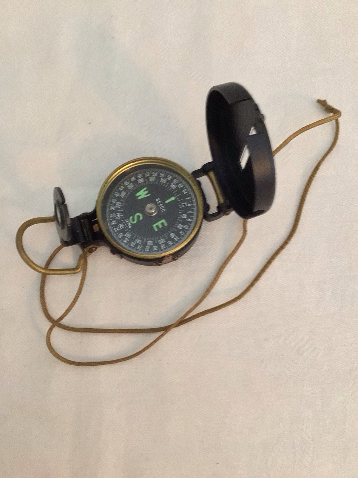 Vintage Nesco Lensatic Compass Japan