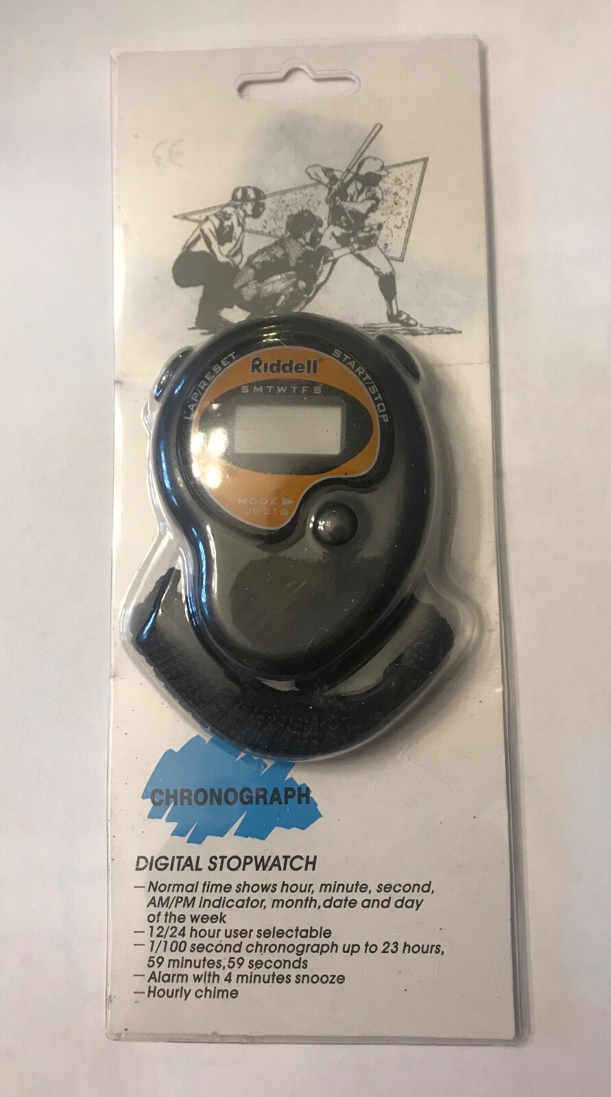 Riddell Chronograph Digital StopWatch New in Pkg JS-316