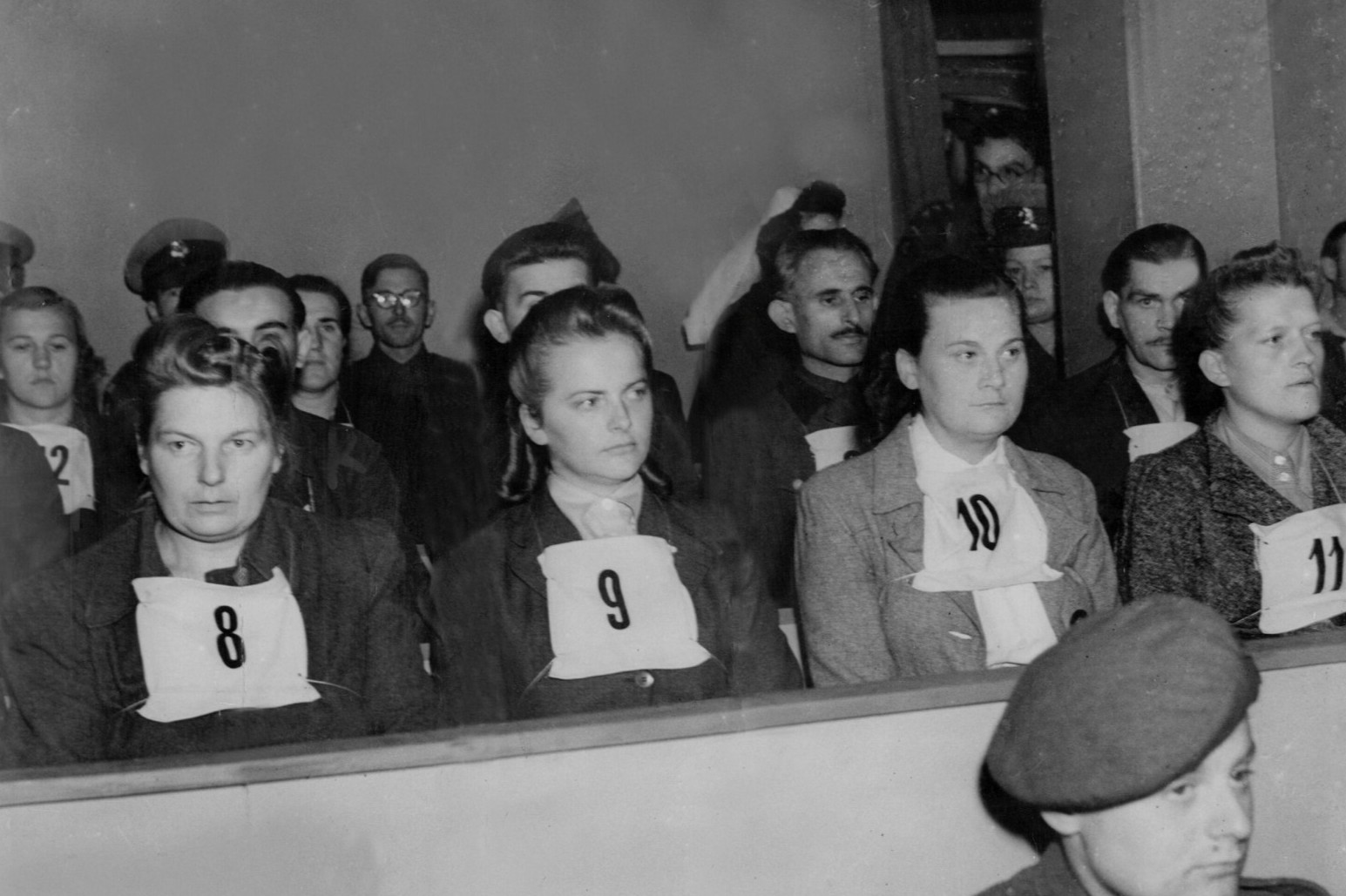 WW II German Photo **  Irma Grese  #9  ** - Trial,  Sept 1945