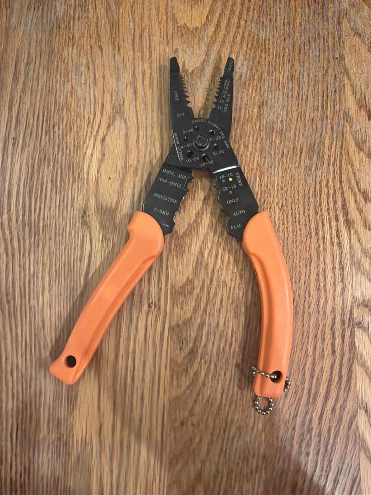 ATF Multi-Function Crimping Tool 8-5/8" - Cuts/Strips/Crimps - 22-10 GA