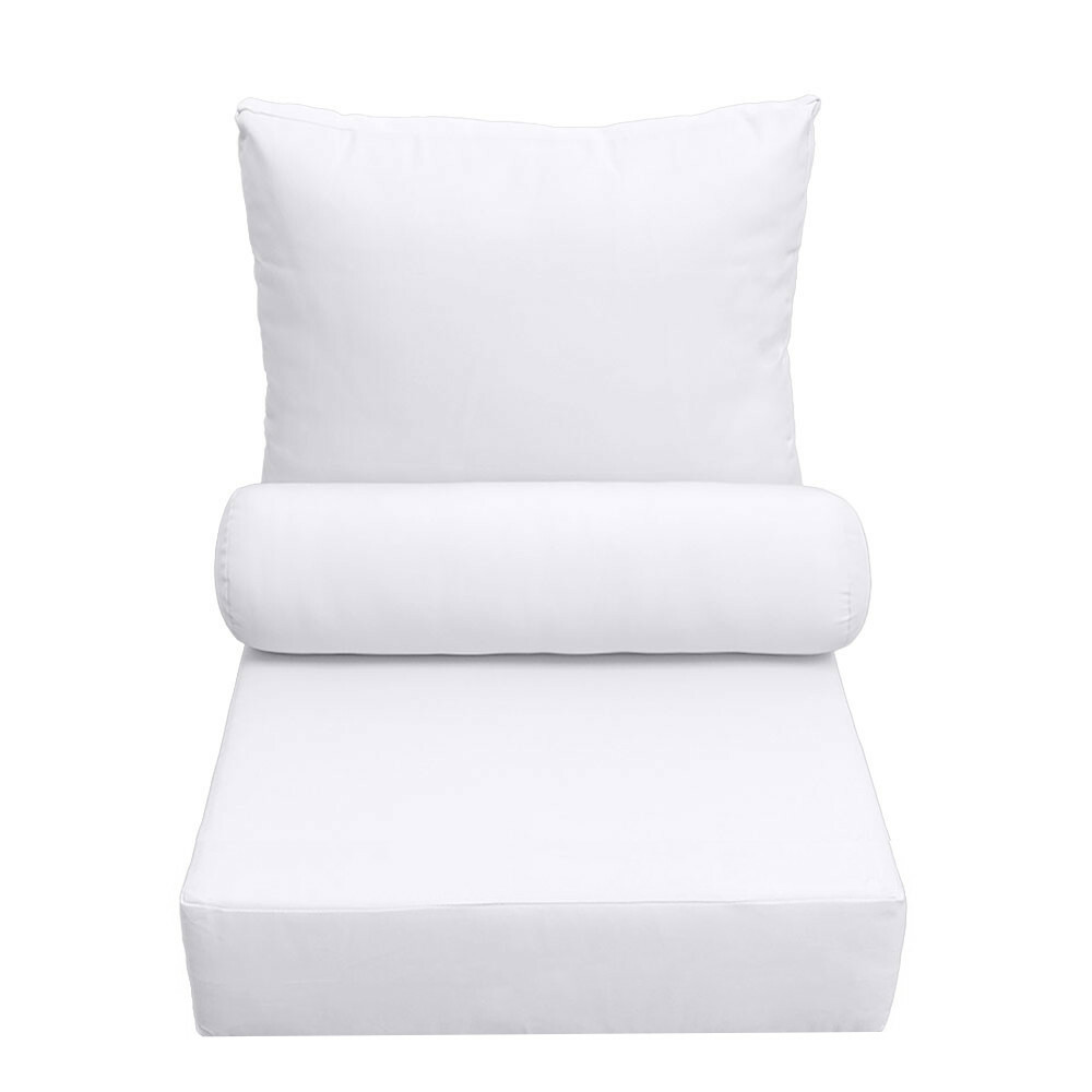 24x26x6 Knife Edge Medium Outdoor Deep Seat Back Rest Bolster Cover ONLY-AD105