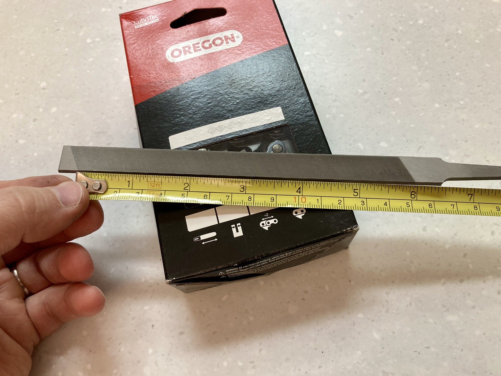 Premium Double Bevel Chisel Bit File - Woody’s Brand