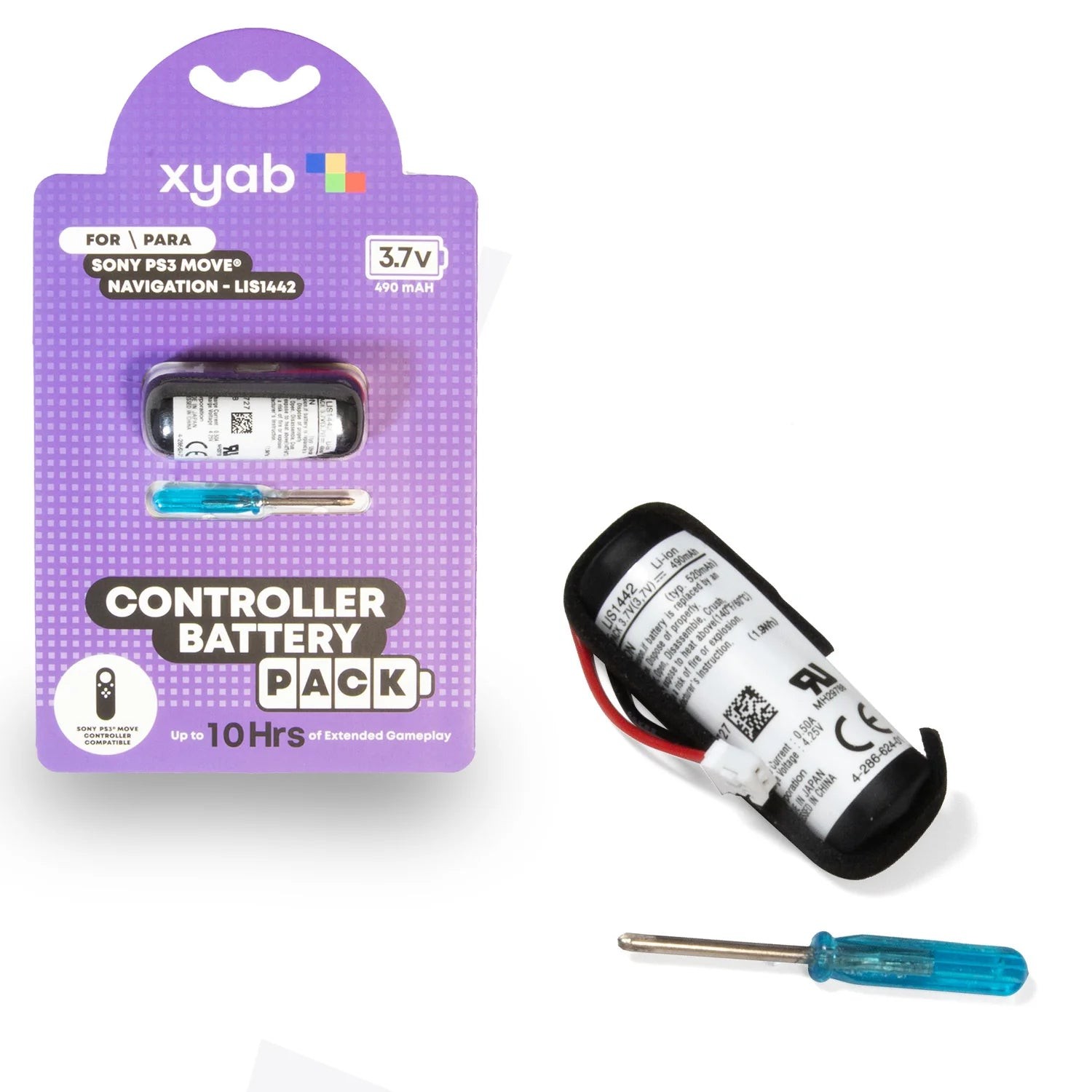 PS3 Move Navigation Controller Battery Replacement LIS1442, Nunchuk Style Nav