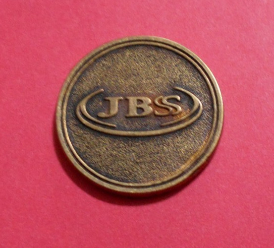JBS Foods collectors token USA coin Right Person In The Right Place medallion