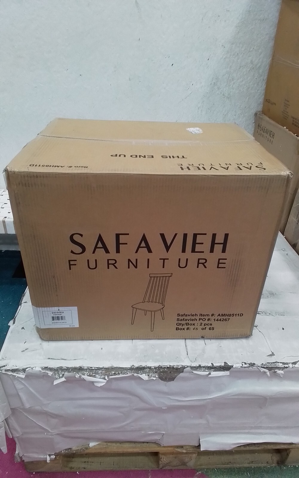 Safavieh BURRIS SIDE CHAIR, Reduced Price 2172740711 AMH8511D