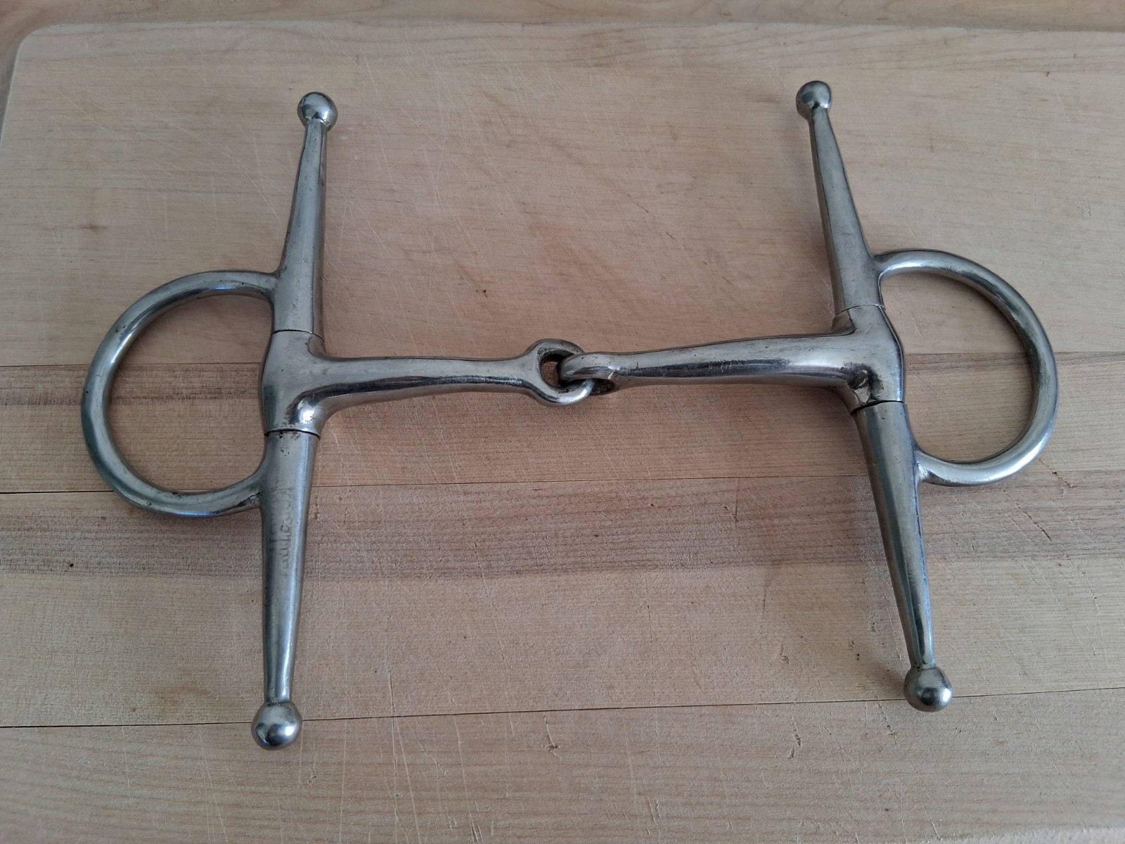 Full Cheek English Horse 5" Jointed Snaffle Bit Stainless Steel
