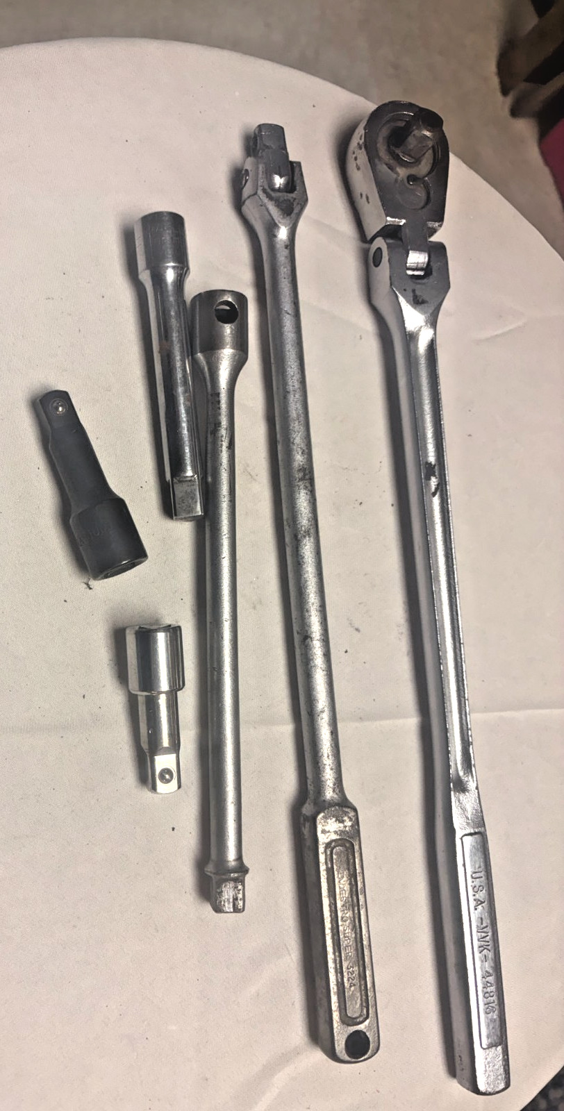 Craftsman 16 Inch Ratchet 14 Inch Breaker Bar not Craftsma USA 4 Extension set