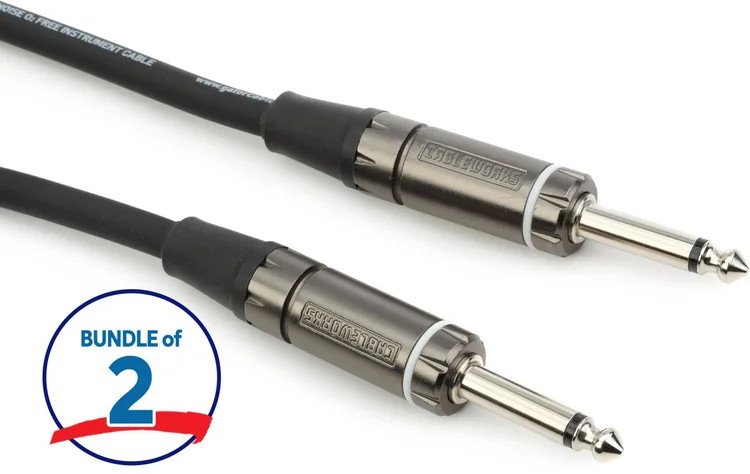 Gator Cableworks Composer Series 1/4-inch TS Male Straight to Straight