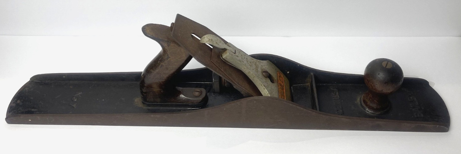 Vintage Metal woodworking hand plane Bailey bench plane No-7 AS-IS