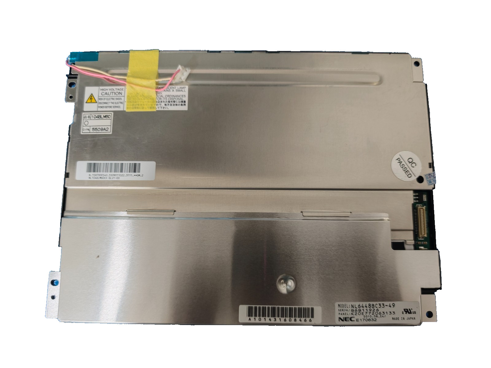 10.4-inch LCD display is suitable for NL6448BC33-49 FANUC 31i system LCD screen