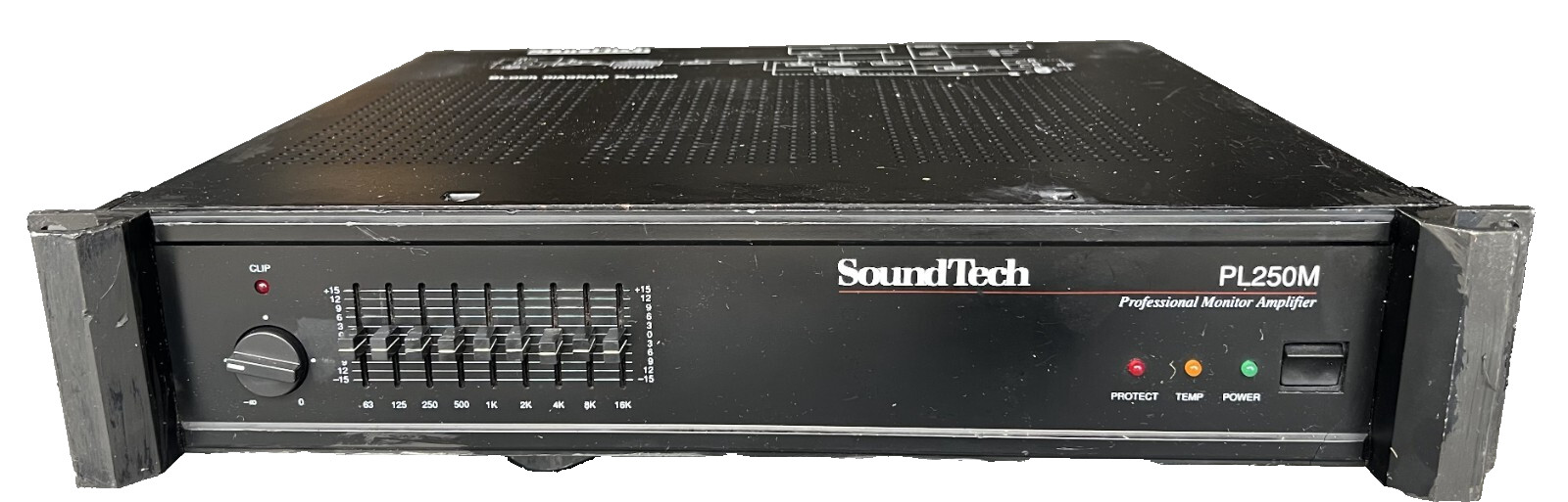 SOUND TECH PL250M Mono Power Amplifier 200watt (2U)