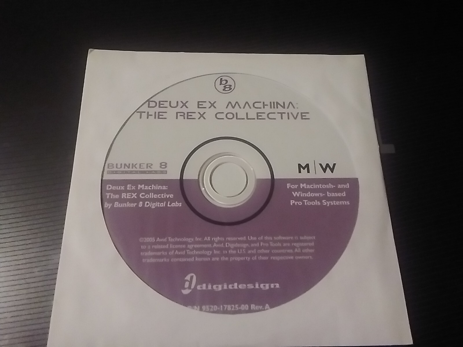 Digidesign Duex Ex Machina The Rex Collective Disc Software Preowned